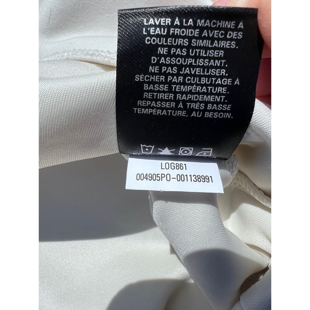 OGIO LOG861 Womens White Quarter Zip Mock Neck Pullover Sweatshirt 2XL - Picture 5 of 12